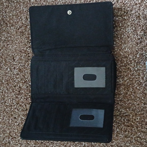 Montana west  black leather trifold wallet - Picture 7 of 16